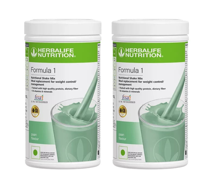Herblife F1 Shake Mix, Paan (500g)- PACK OF 2