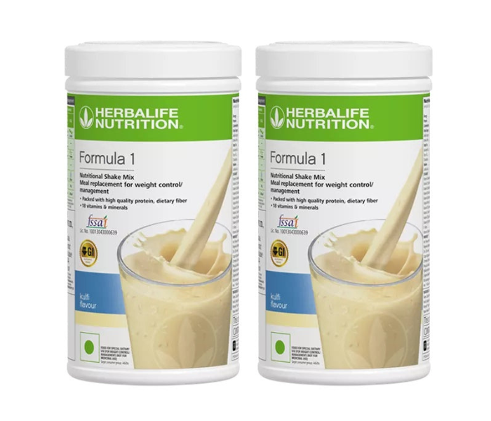 Herblife F1 Shake Mix, Kulfi (500g)-PACK OF 2