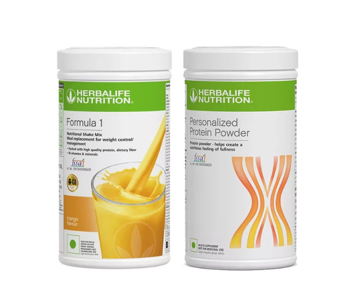 Herblife F1 Shake Mix, Mango (500g),Herblife Protein Powder (400g)-COMBO