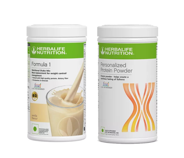 Herblife F1 Shake Mix, Vanilla (500g),Herblife Protein Powder (400g)-COMBO