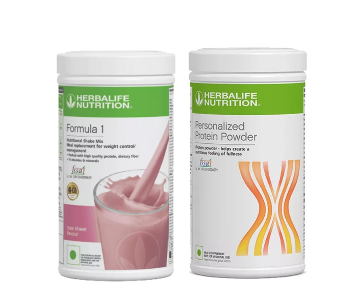 Herblife F1 Shake Mix, Rose Kheer (500g),Herblife Protein Powder (400g)-COMBO