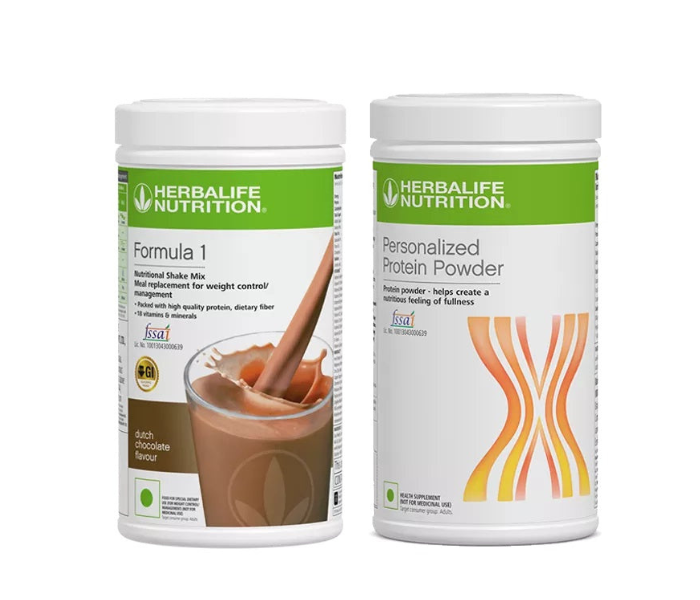 Herblife F1 Shake Mix, Dutch Chocolate (500g),Herblife Protein Powder (400g)-COMBO