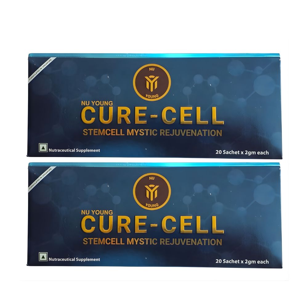 NU YOUNG Cure Cell - 40 GRAMS: Advanced Cellular Renewal- ( PACK OF 2 ) - NEW PACK