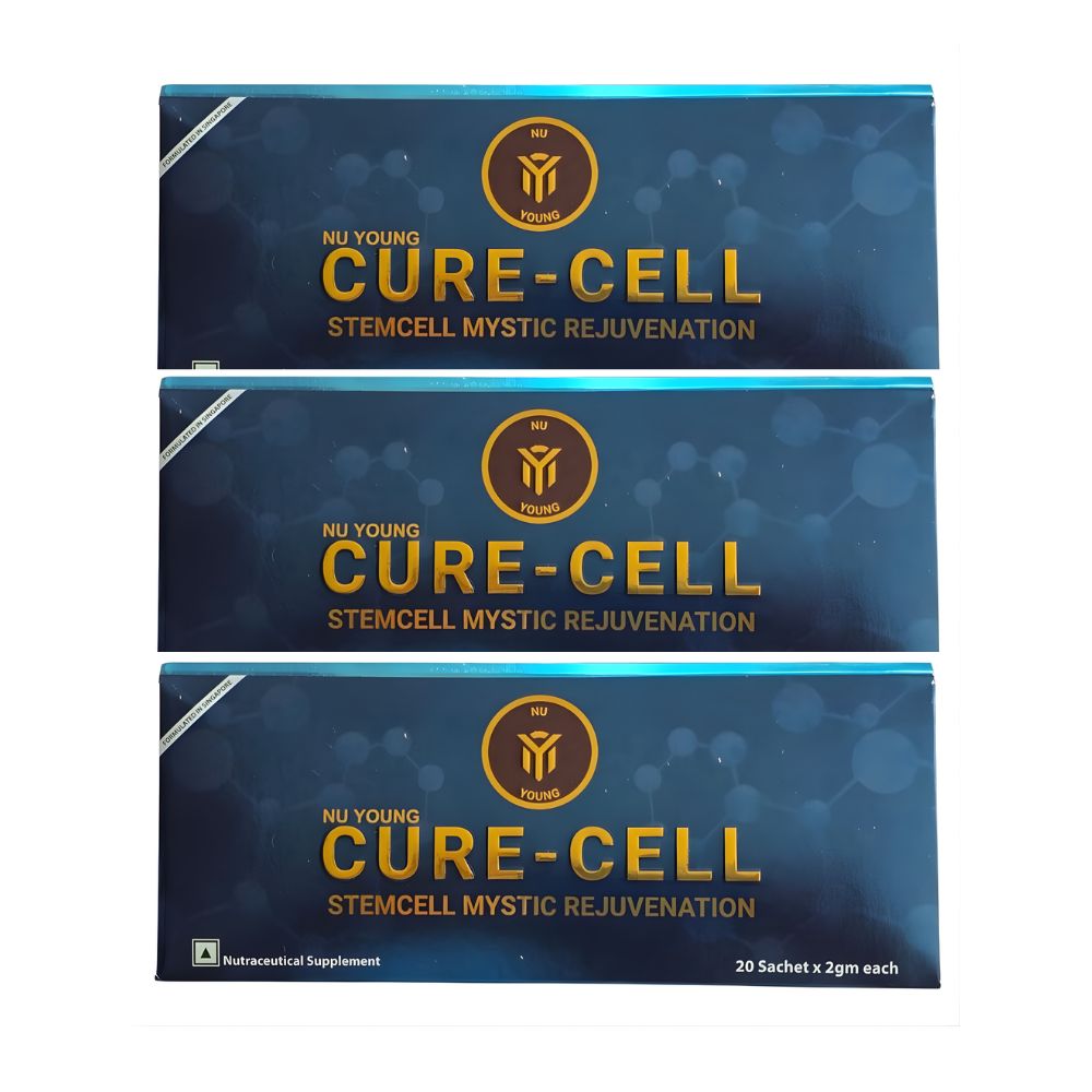 NU YOUNG Cure Cell - 40 GRAMS: Advanced Cellular Renewal- ( PACK OF 3 ) - NEW PACK