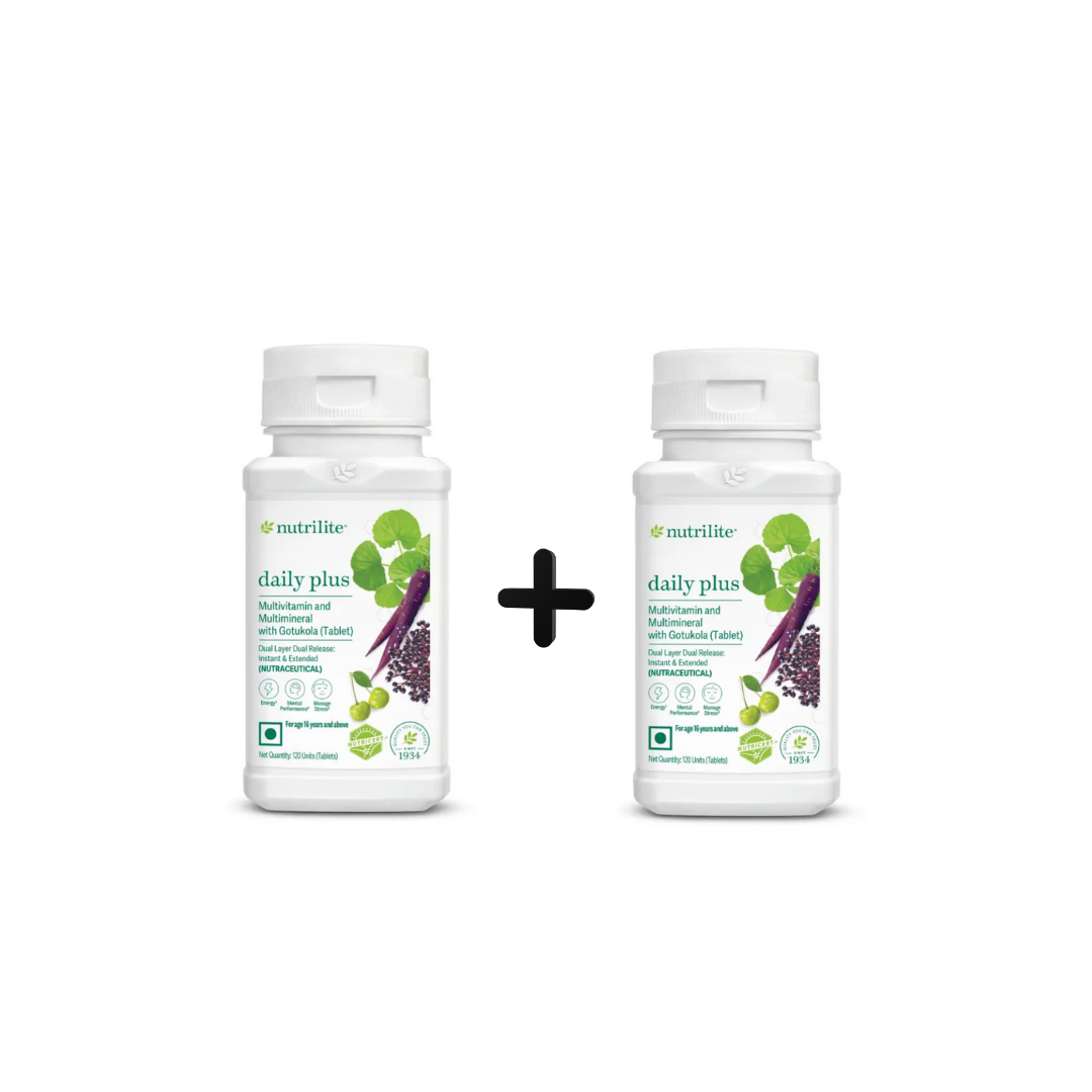 Amway Nutrilite Daily Plus (120 UNITS)-(Pack of 2)