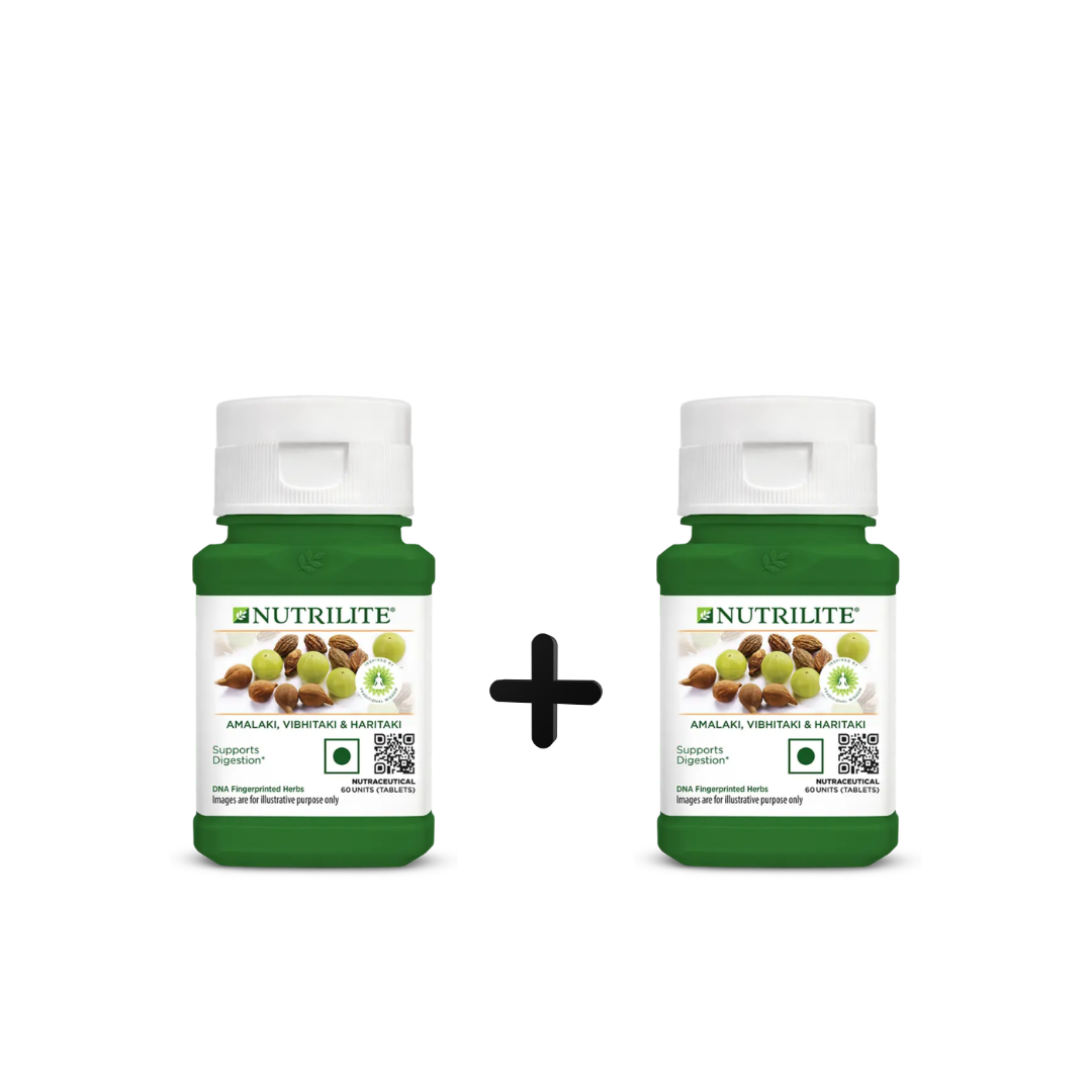 Amway Nutrilite Amalaki, Vibhitaki & Haritaki (60 UNITS)-(Pack Of 2)