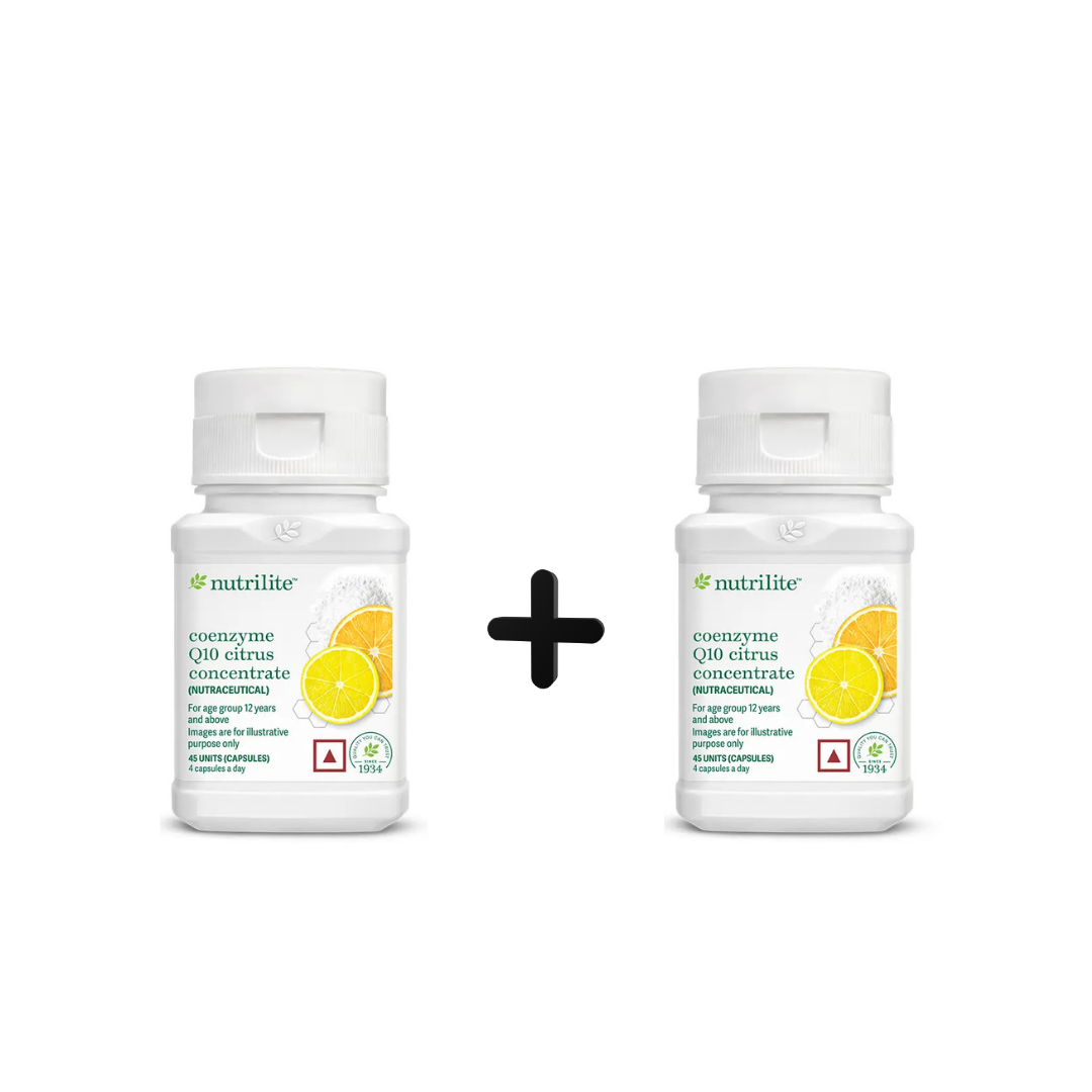 Amway Nutrilite Coe nzyme Q 10 Citrus Concentrate (45 UNITS)-(Pack Of 2)