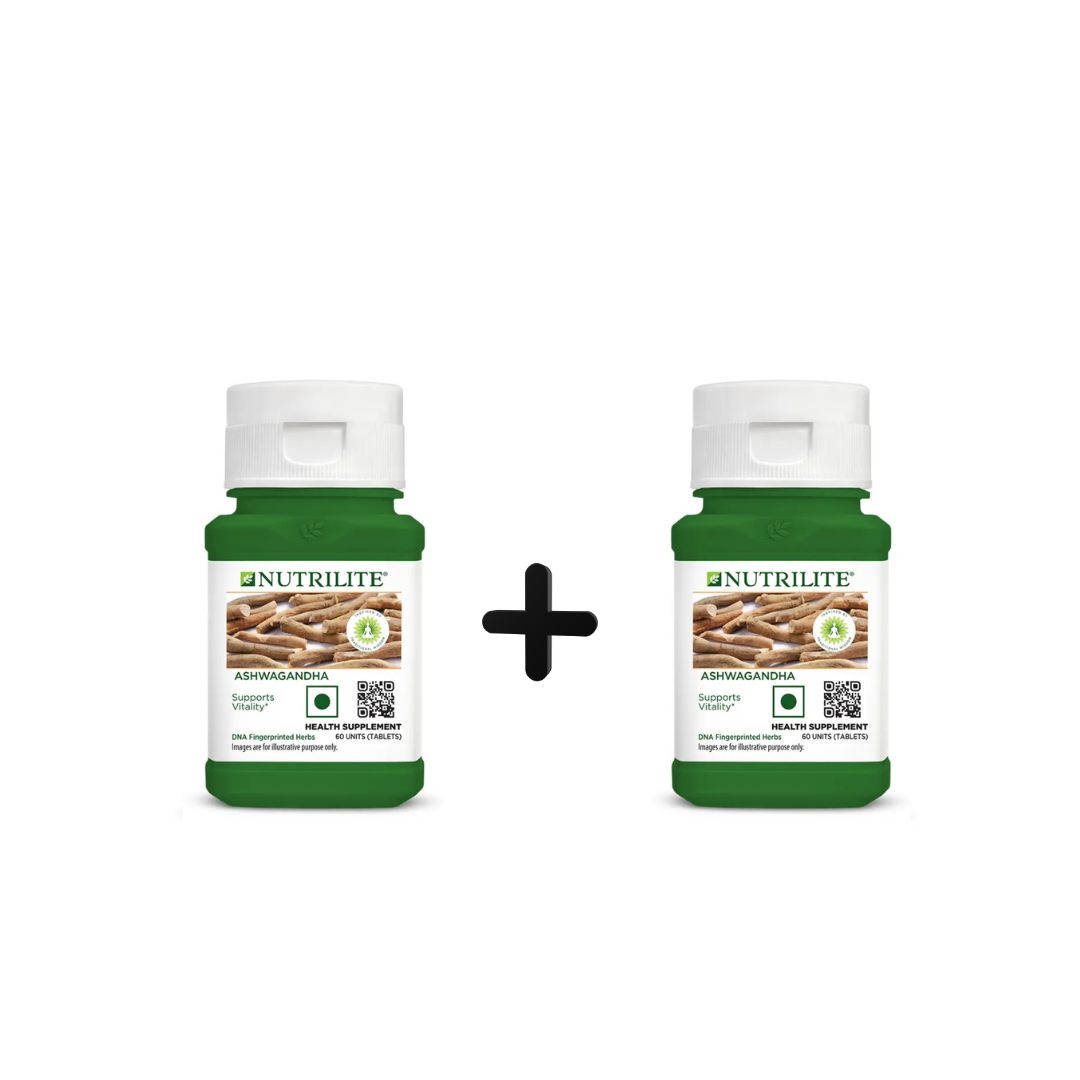 Amway Nutrilite Ashwagandha, 60 N-(Pack Of 2)