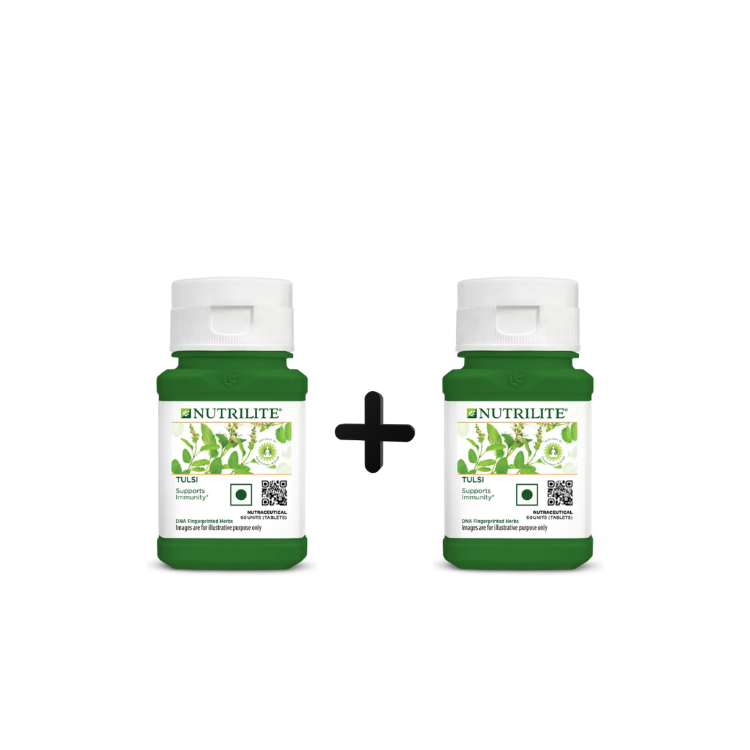 Amway Nutrilite Tulsi, 60 N-(Pack Of 2)