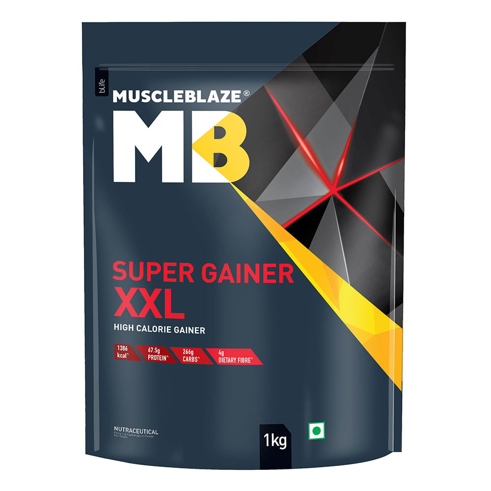 MuscleBlaze Mass Gainer XXL  1kg , Chocolate
