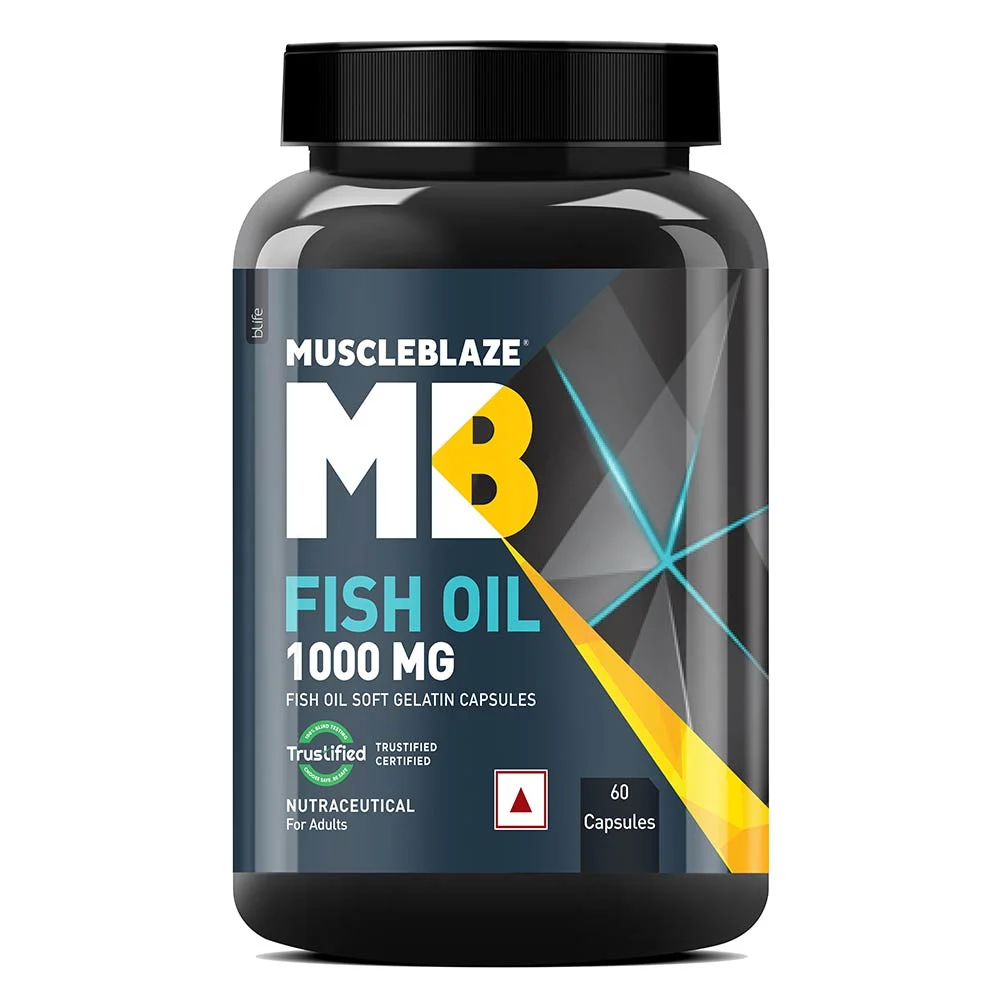 MuscleBlaze Omega 3 Fish Oil (60)
