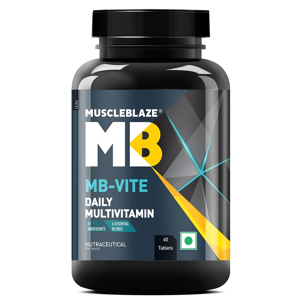 MuscleBlaze MB-VITE Daily Multivitamin , 60 N