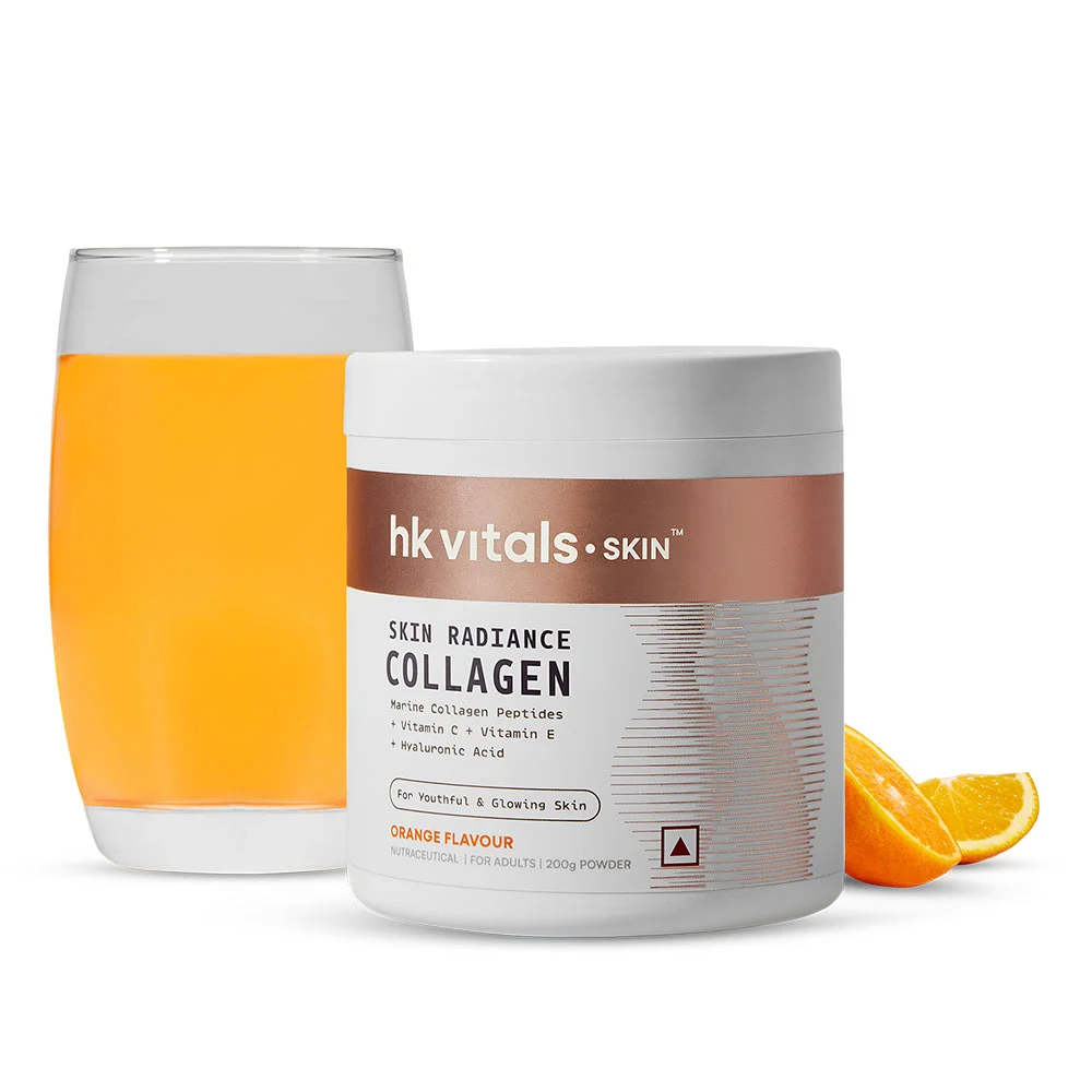 HK Vitals Skin Radiance Marine Collagen, 200g, Orange Flavor