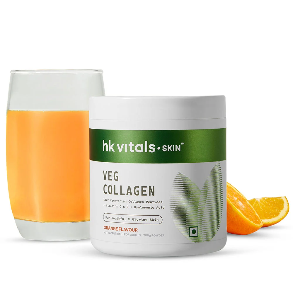 HK Vitals Veg Skin Radiance Collagen Builder, 200g, Orange