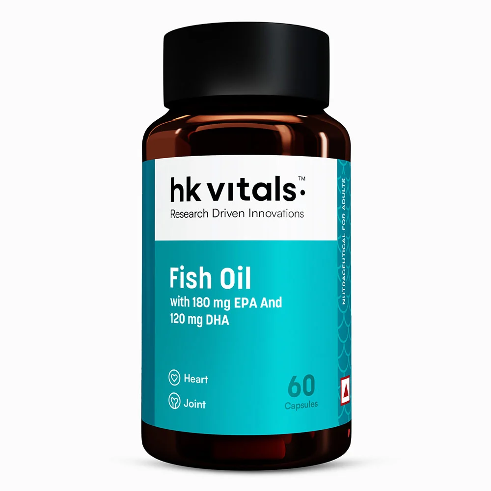 HK Vitals Fish Oil 1000mg, 60 N with EPA and DHA