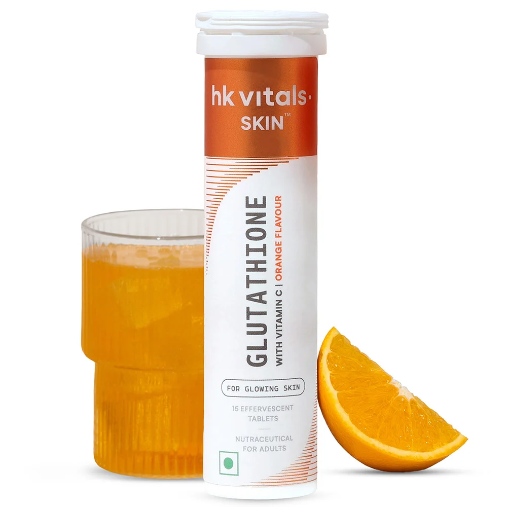 HK Vitals Glutathione and Vitamin C Effervescent  15N Orange