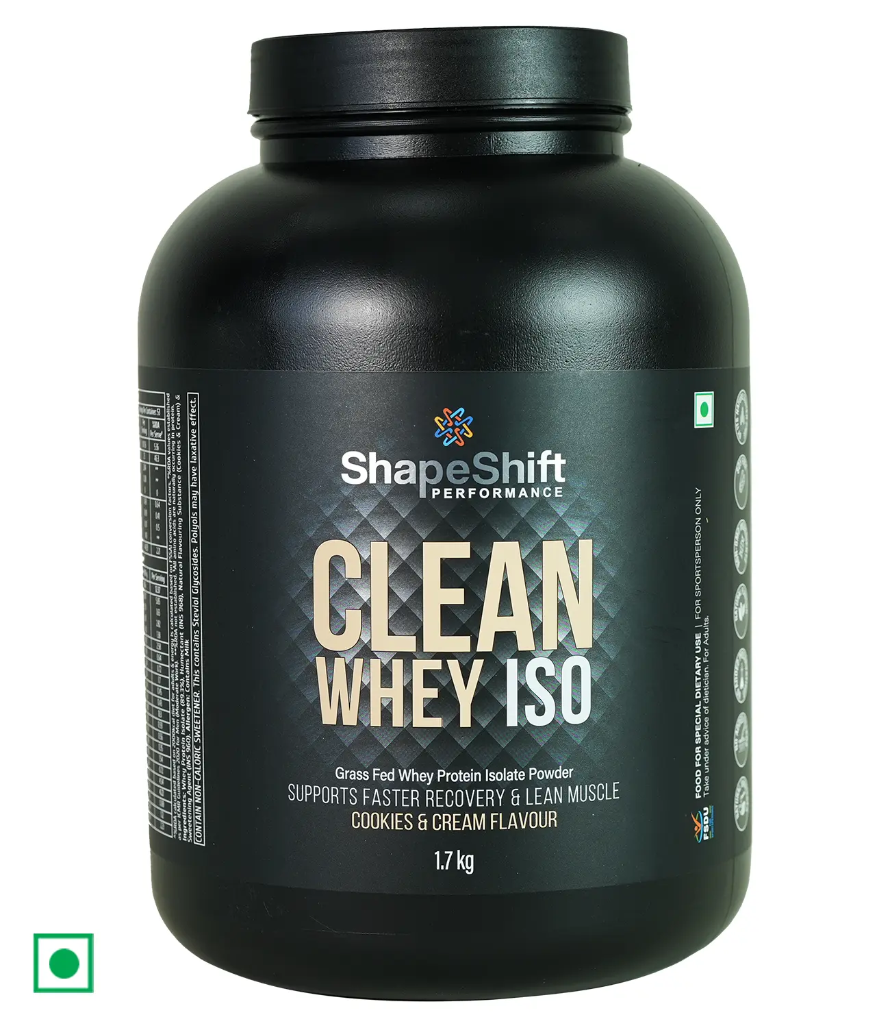 Modicare Shape Shift Performance Clean Whey Iso Powder - Cookies & Cream - 1.7kg