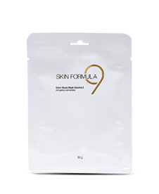 Skin Formula 9 Glow Sheet Mask Vitamin E 30g